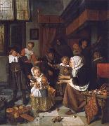 The Feast of St Nicholas Jan Steen